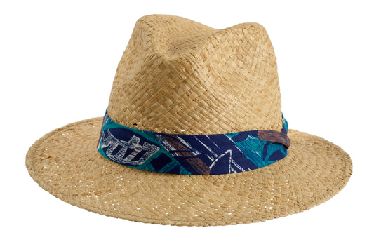 Safari Crushable Raffia Straw Hat
