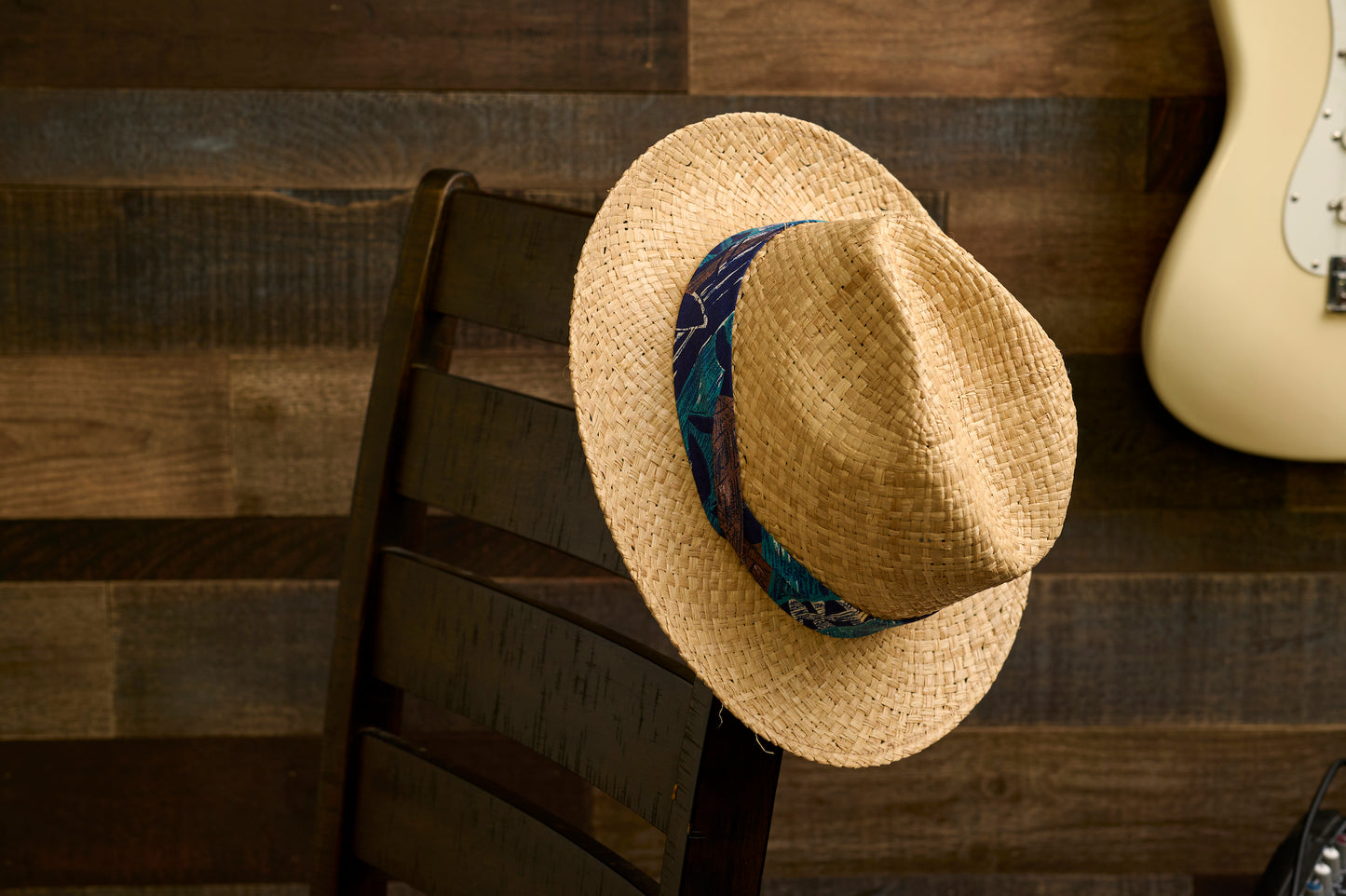 Safari Crushable Raffia Straw Hat