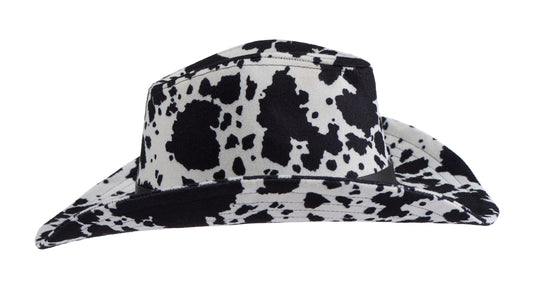 Black and White felt hat